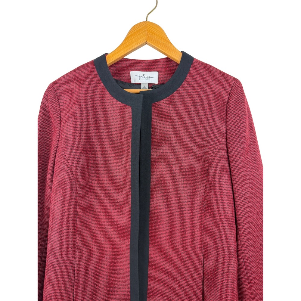 Le Suit Scoop Neck Dress with Crew Neck Jacket (Two Piece Set)Size‎ 6 - Picture 3 of 16